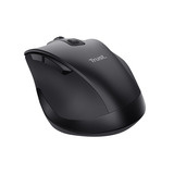 Trust Fyda Draadloze Muis Oplaadbaar Zwart, 800 - 2400 Dpi, 2,4GHz, Bluetooth