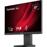 ViewSonic VG2208A 22" monitor Zwart, 1x HDMI, 1x DisplayPort, USB-C, USB-A, sound, 100 Hz