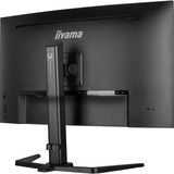 iiyama G-Master Red Eagle GCB3280QSU-B2 31.5" Curved gaming monitor Zwart, 180 Hz, HDMI, DisplayPort, USB, Audio, Adaptive Sync