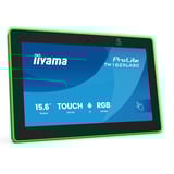 iiyama TW1625LASC-B3PNR 15.6" touchscreen monitor Zwart (mat), Audio, USB, LAN, Wifi, Touchscreen, Webcam, Android