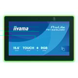iiyama TW1625LASC-B3PNR 15.6" touchscreen monitor Zwart (mat), Audio, USB, LAN, Wifi, Touchscreen, Webcam, Android