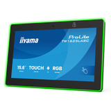 iiyama TW1625LASC-B3PNR 15.6" touchscreen monitor Zwart (mat), Audio, USB, LAN, Wifi, Touchscreen, Webcam, Android