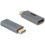 DeLOCK DisplayPort EDID Emulator 8K adapter Antraciet