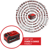 EINHELL 18V 5-8Ah Multi-Ah PXC Plus Accu oplaadbare batterij Rood/zwart