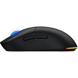 Hator Quasar 3 Wireless gaming muis Zwart, 400 - 12.000 DPI, RGB, 2.4GHz / Bluetooth 5.1 / USB