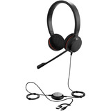 Jabra Evolve 20, MS on-ear headset Zwart, USB-C, USB-A, Stereo