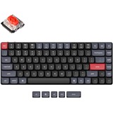 Keychron K3 Pro-B1, toetsenbord Zwart, US lay-out, Gateron Low Profile Mechanical Red, RGB leds, 75%, Double-shot PBT, Bluetooth 5.1