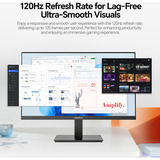 Koorui E2411H 23.8" monitor Zwart, 120 Hz, HDMI, VGA, AMD Free-Sync