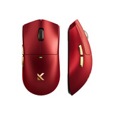 MCHOSE K7 Ultra Lightweight Wireless Gaming Mouse Rood/goud, RGB, USB / 2.4 GHz, 42.000 DPI