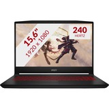 MSI GF66 Katana 12UGS-430NL 15.6" gaming laptop Zwart | 240Hz | 1 TB SSD | RTX 3070 Ti Max-Q | Windows 11 Home