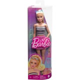 Mattel Barbie Fashionistas #213 - Striped top, pink skirt and sunglasses Pop 65e verjaardag