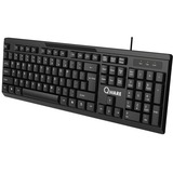 Qware Liverpool bedraad toetsenbord Zwart, EU lay-out (QWERTY), Membraan