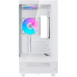 SilverStone Lucid 04 mini tower behuizing Wit | 2x USB-A | 1x USB-C | RGB | Tempered Glass