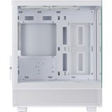 SilverStone Lucid 04 mini tower behuizing Wit | 2x USB-A | 1x USB-C | RGB | Tempered Glass