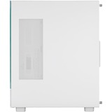 SilverStone Lucid 04 mini tower behuizing Wit | 2x USB-A | 1x USB-C | RGB | Tempered Glass
