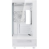 SilverStone Lucid 04 mini tower behuizing Wit | 2x USB-A | 1x USB-C | RGB | Tempered Glass