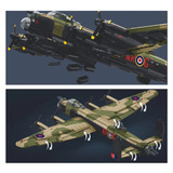 Sluban ModelBricks - Lancaster Bomber Constructiespeelgoed Schaal 1:44