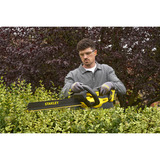 Stanley Borstelloze 18V V20, 55 cm heggenschaar Zwart/geel, Accu en oplader niet inbegrepen
