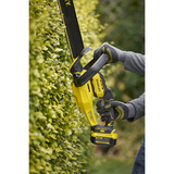 Stanley Borstelloze 18V V20, 55 cm heggenschaar Zwart/geel, Accu en oplader niet inbegrepen