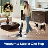 Tineco FLOOR ONE i6 Stretch Stofzuiger met Dweilfunctie nat- en droogzuiger Zwart