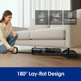 Tineco FLOOR ONE i6 Stretch Stofzuiger met Dweilfunctie nat- en droogzuiger Zwart