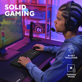 Trust GXT 864 Cada Compact mechanisch TKL-gamingtoetsenbord, gaming toetsenbord Zwart, US lay-out, Huano Brown, RGB