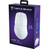 Turtle Beach Pure Air gaming muis Wit, USB-C / 2,4GHz / Bluetooth, 50 - 26000 Dpi, RGB