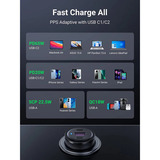 Ugreen 69W USB C Autolader Zwart