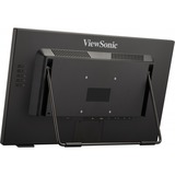 ViewSonic Frameless Touch monitor met 10-punts PCAP 24" Zwart, 1x DisplayPort, 1x HDMI, 1x VGA, 2x USB-A