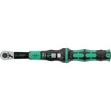 Wera Click-Torque Lock A 6 draaimomentsleutel Zwart/groen, Instelbaar, Torque Lock functie, omschakelratel, rechtsom vastdraaien, 2,5-25 Nm
