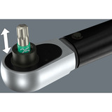 Wera Click-Torque Lock A 6 draaimomentsleutel Zwart/groen, Instelbaar, Torque Lock functie, omschakelratel, rechtsom vastdraaien, 2,5-25 Nm