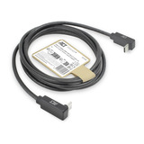 ACT Connectivity USB 3.2 USB-C (omhoog/omlaag haaks) naar USB-C (omhoog/omlaag haaks) kabel Zwart, 10 Gbit/s, 60W, 0,5 meter