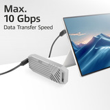 ACT Connectivity USB 3.2 USB-C (omhoog/omlaag haaks) naar USB-C (omhoog/omlaag haaks) kabel Zwart, 10 Gbit/s, 60W, 0,5 meter
