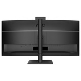 AOC CU34E4CW 34" Curved UltraWide monitor Zwart, HDMI, DisplayPort, Audio, LAN, USB-C, Webcam