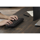 ASUS ProArt Keyboard KD300, toetsenbord Zwart, US lay-out, ASUS RX Red, 65%, RGB, 2.4 GHz / Bluetooth / USB
