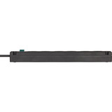Brennenstuhl Bremounta stekkerdoos 5-voudig met 2 USB C-laadcontactdozen stekkerdoos Zwart, 2x USB C