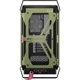 Corsair WARTHOG Airflow midi tower behuizing Olijfgroen | 2x USB-A | 1x USB-C | Tempered Glass