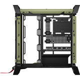 Corsair WARTHOG Airflow midi tower behuizing Olijfgroen | 2x USB-A | 1x USB-C | Tempered Glass