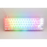 Ducky One 3 SF Aura White RGB mechanisch toetsenbord Wit, US lay-out (QWERTY), Cherry MX Brown, 65%, ABS Double Shot, hot swap