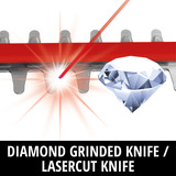 EINHELL Professional accu heggenschaar GP-CH 18/50 Li BL-Solo Rood/zwart, Accu en oplader niet inbegrepen