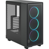 Fractal Design Epoch RGB midi tower behuizing Zwart | 2x USB-A | 1x USB-C | RGB | Tempered Glass