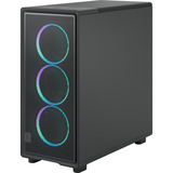 Fractal Design Epoch RGB midi tower behuizing Zwart | 2x USB-A | 1x USB-C | RGB | Tempered Glass