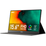 HKC V16 Portable Monitor 15.6"  Zwart, 1x HDMI, 2x USB-C, sound