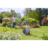Hozelock Auto Reel Mobile slangenwagen met 35 m slang + Multi Sprinkler Grijs/geel