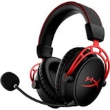 HyperX Cloud Alpha Wireless over-ear gaming headset Zwart/rood