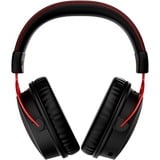 HyperX Cloud Alpha Wireless over-ear gaming headset Zwart/rood