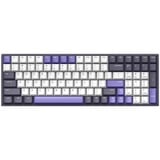 Iqunix F97 Lavandin Wireless Mechanical Keyboard Lavendel, US lay-out (QWERTY), Cherry MX Brown, 96%, RGB leds, Hot-swappable, PBT, 2.4GHz | Bluetooth 5.1 | USB-C