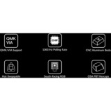 Keychron Q0-D3 gaming numpad Grijs, Hot-Swap, RGB leds, Double-shot OSA PBT keycaps