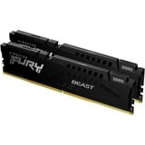 Kingston FURY 32 GB DDR5-5200 Kit werkgeheugen Zwart, KF552C40BBK2-32, Beast, XMP