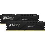 Kingston FURY Beast 32 GB DDR5-5200 (2x 16 GB) werkgeheugen Zwart, KF552C40BBK2-32, XMP 3.0